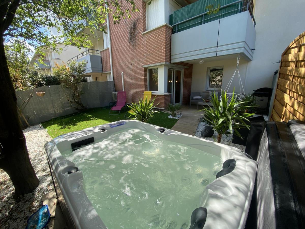 Le Jungle : T2 Avec Jardin Et Jacuzzi Apartment Blagnac Exterior photo